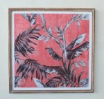 Coral Paper Wall Art 83X83CM