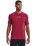 Men's Ua Armour Repeat Short Sleeve - Black Rose / XXL