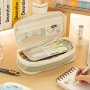 Student Double-layer Pencil Case Large-capacity Female Simple Multi-functional Pencil Case Eid Al-Adha Mubarak