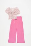 PoP Candy Floral Top And Pants - Pink