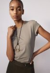 Fitted T-Shirt - Greige