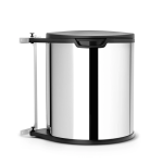 Brabantia Built-in Bin 15 Litre - White Brilliant Steel - Brilliant Steel