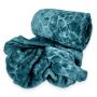 Nu Dekor - Rainbow Winter Fleece Blanket - 180 X 210CM - Teal