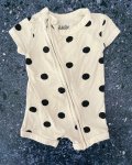 Cotton On White Polka Dot Romper 0 3M