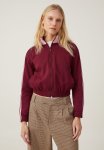 Cotton On Retro Sporty Cropped Zip Through - Sangria