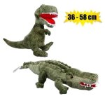 Plush Dinosaur Croc Green Asstd 36-58CM Marketplace Brits Bros