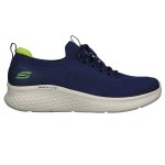 Skechers Men's Skech-lite Pro - Navy Lime - UK9.5