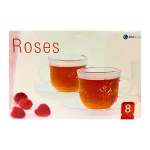 Roses Cup And Saucer Set 8PCS