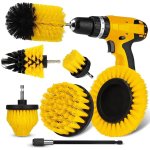 3 4 7 8 22PCS Drill Brush Attachment Set Power Scrubber Wash Cleaning Brushes Tool Kit All Purpose Drill Brush With Extension Fo