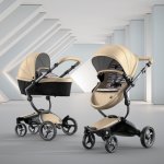 Mima Xari Graphite Grey Frame - Graphite Grey Champagne Autumn Stripe