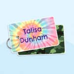 Colour Bag Tags - Customise Your Own - Pack Of 3