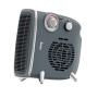 Swan Retro Fan Heater Grey 1800W