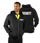 Ryno Gear Security Zippered Hoodie Sweater 3XL White Id