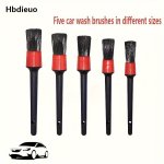 5PCS Car Detailing Brush Set - Perfect For Wheels Dashboard & Air Vents - Essential Auto Cleaning Kit