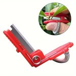 Ergonomic Thumb Knife For Gardening - Stainless Steel Multi-purpose Tool For Trimming & Tea Picking Durable & Portable