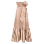 Pink Satin Bow Dress