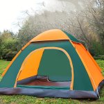 Versatile Pop-up Camping Tent For 1-2 People - Waterproof Windproof With Insect Protection Perfect For Hiking Backpacking And Be