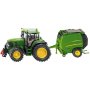 1:87 John Deere Tractor With Baler