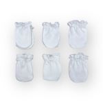 6-PACK Baby Basic Mittens - Soft Cotton Set