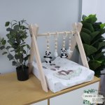 Baby Gym Themed Dangles Pandas Cloud And Star