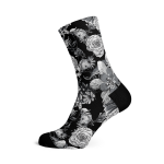 Mono Floral Socks - XL
