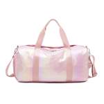 Womens Glowing Pink Wet And Dry Gym Bag