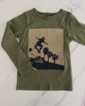Cotton On Green Skateboard Long Sleeve T Shirt 5Y
