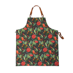 Floral Apron With Fabric Straps