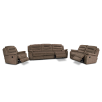 3PCE Atlas 5 Action Recliner Lounge Suite