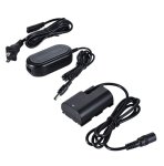 Floxi Dummy Battery Kit For Canon LPE6 Battery Dc Coupler
