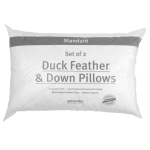 @home Medium-soft Duck Feather & Down Standard 2PACK Pillow Inner