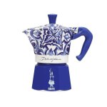 Bialetti Dolce & Gabbana Moka Express - 3 Cup ~90ML Yield / Blue Mediterraneo