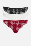 Kangol 3 Pack Lace Brazilian - Red black milk