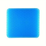 Breathable Gel Cooling Seat Cushion - Honeycomb Design For Car Office Chair & Home Use - Compressible & Removable Cover Pvc Surf