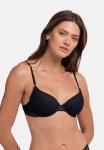 Dulcie Light Padded Demi Bra - Black