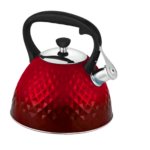 Totai Prime Gas - Aluminum Stainless Steel Stovetop Kettle 3L - Red