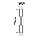 NB276 - - D11 D101 D110 H1S - 12X75MM - 90 Simple Cable Labels