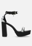 London 1 Platform Heel - Black