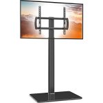Universal Floor Tv Stand With Mount 80 Degree Swivel Height Adjustable And Space Saving Design For Most 27 To 65 Inch Lcd LED Ol
