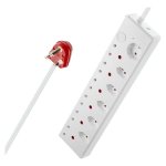 Switched Multiplug 12 Way 1140 Joules