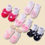 5 Pairs Of Toddler's Cute Bowknot Design Low-cut Ankle Socks Soft Comfy Cotton Blend Children's Socks For Girls All Seasons Wearing