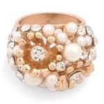 Goldair Gold Multi Diamante Ring