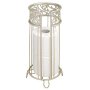 Mdesign Free Standing Toilet Paper Holder For Bathroom Storage - Satin