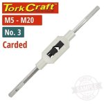 Tork Craft Tap Wrench NO.3 Card M5-20 NR9004C