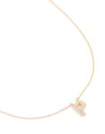 Kids Gold Cubic Zirconia Letter D Necklace