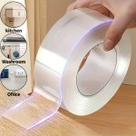 1PC Clear Adhesive Tape Residue-free Multifunctional Transparent Tape Ideal For Home Decor & Diy Projects Versatile Application