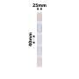 NB356 - - D101 Only - 25X40MM - 160 Colour Border Labels
