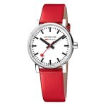 EVO2 Red Vegan Leather Analogue Watch 35MM