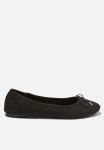 Cotton On Emma Bow Ballerina - Black Cord