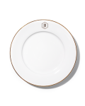 - Gold Rimmed Dinner Plate